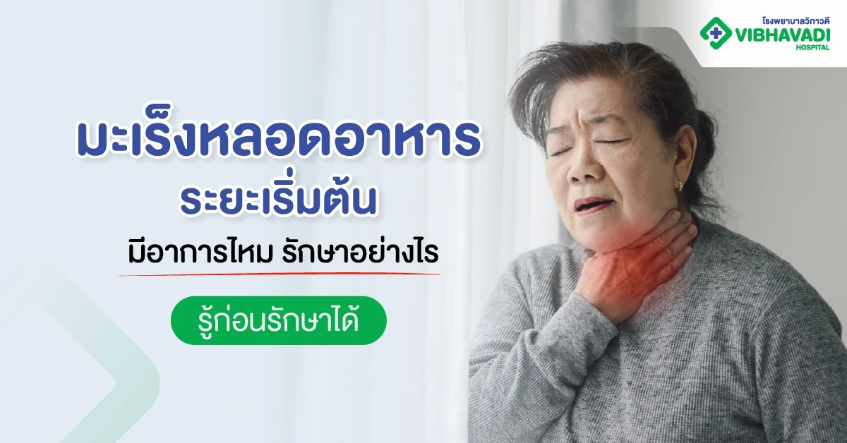 Does early-stage esophageal cancer have any symptoms?