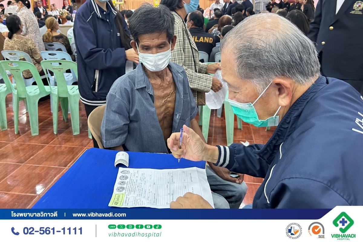 โรงพยาบาลวิภาวดี ออกหน่วยแพทย์อาสา ณ โรงเรียนท่ามะกา จ.กาญจนบุรี