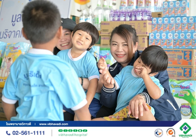 รพ.วิภาวดีส่งต่อรอยยิ้มผ่านโครงการ "อิ่มนี้เพื่อน้อง"