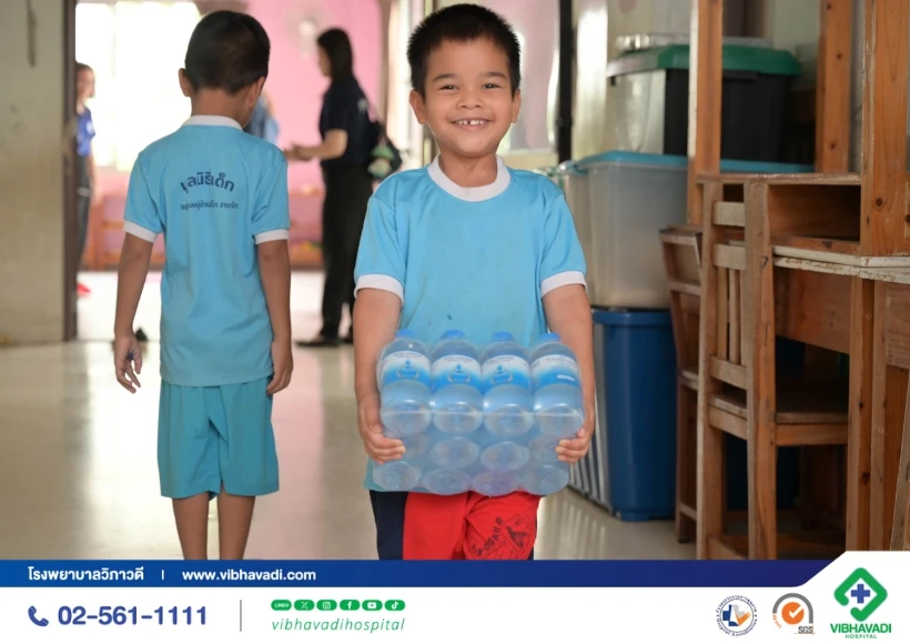 รพ.วิภาวดีส่งต่อรอยยิ้มผ่านโครงการ "อิ่มนี้เพื่อน้อง"