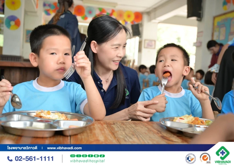 รพ.วิภาวดีส่งต่อรอยยิ้มผ่านโครงการ "อิ่มนี้เพื่อน้อง"