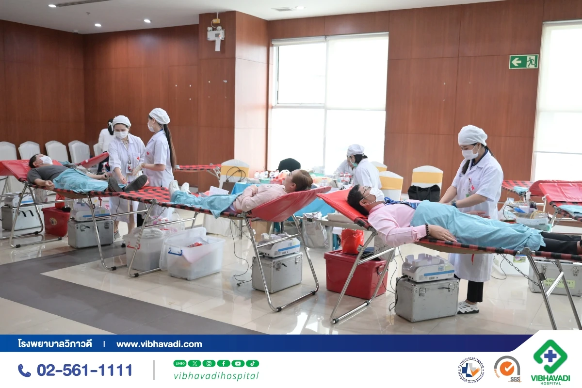 ภาพบรรยากาศการบริจาคโลหิต ครั้งที่ 3 ประจำปี 2568