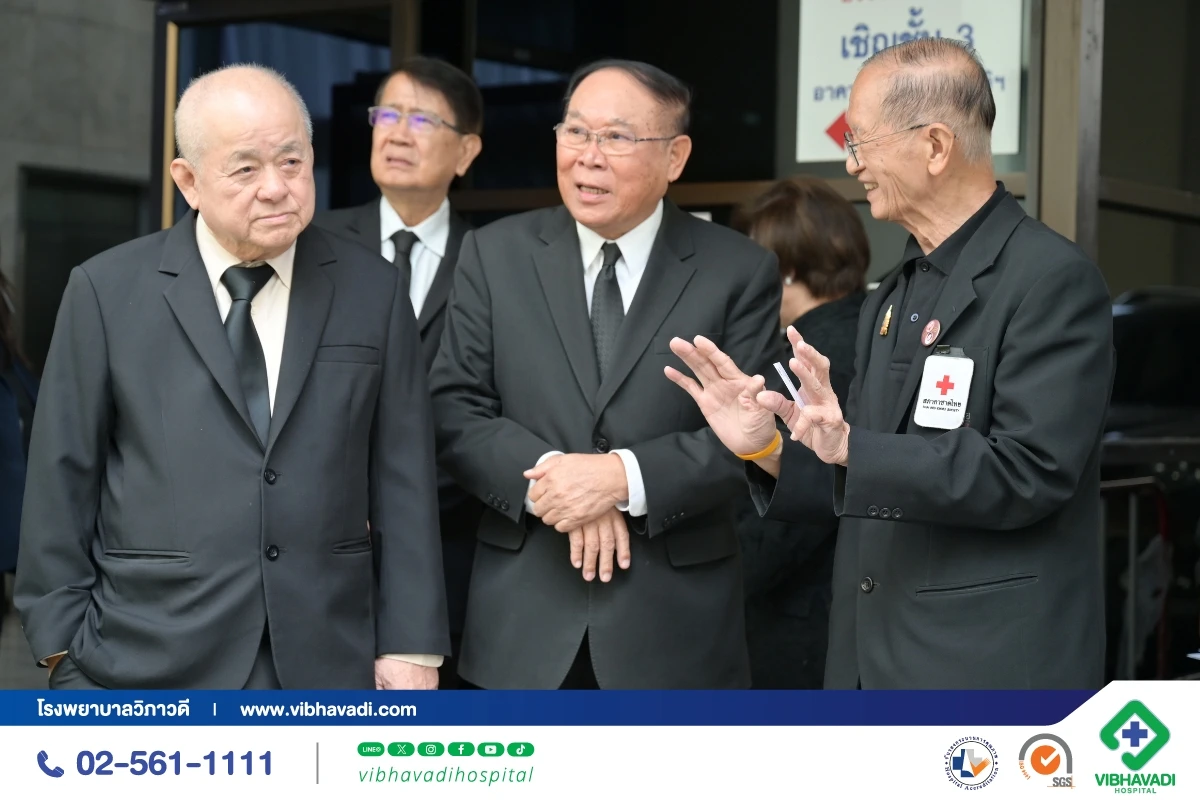 มูลนิธิวิภาวดีมอบเงิน 1,000,000 บาท สนับสนุนสภากาชาดไทย ช่วยเหลือผู้ประสบอุทกภัยภาคใต้