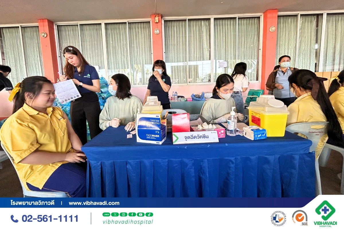 โรงพยาบาลวิภาวดี ออกหน่วยแพทย์อาสา ณ โรงเรียนท่ามะกา จ.กาญจนบุรี