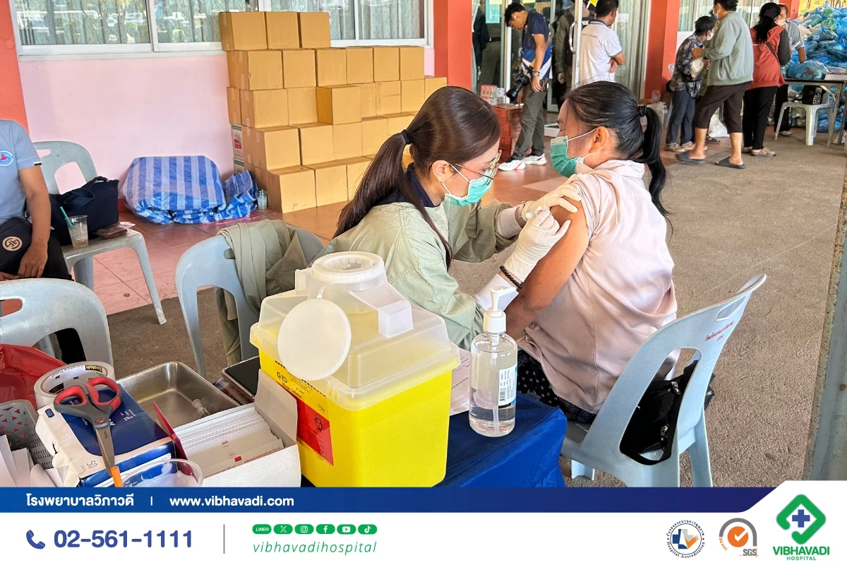 โรงพยาบาลวิภาวดี ออกหน่วยแพทย์อาสา ณ โรงเรียนท่ามะกา จ.กาญจนบุรี