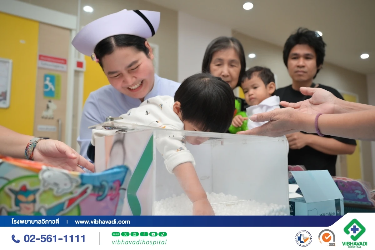 ภาพบรรยากาศกิจกรรม Kid Fun Land วันเด็ก ที่โรงพยาบาลวิภาวดี