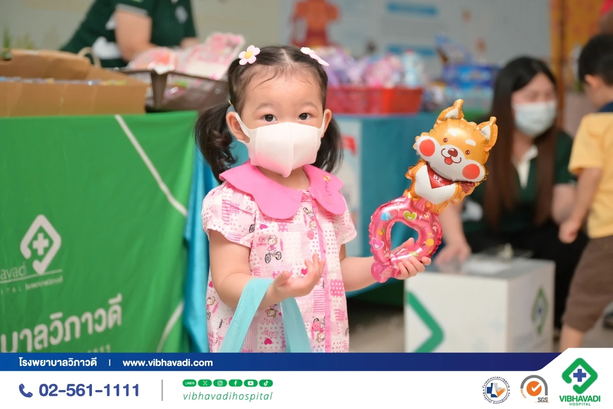 ภาพบรรยากาศกิจกรรม Kid Fun Land วันเด็ก ที่โรงพยาบาลวิภาวดี