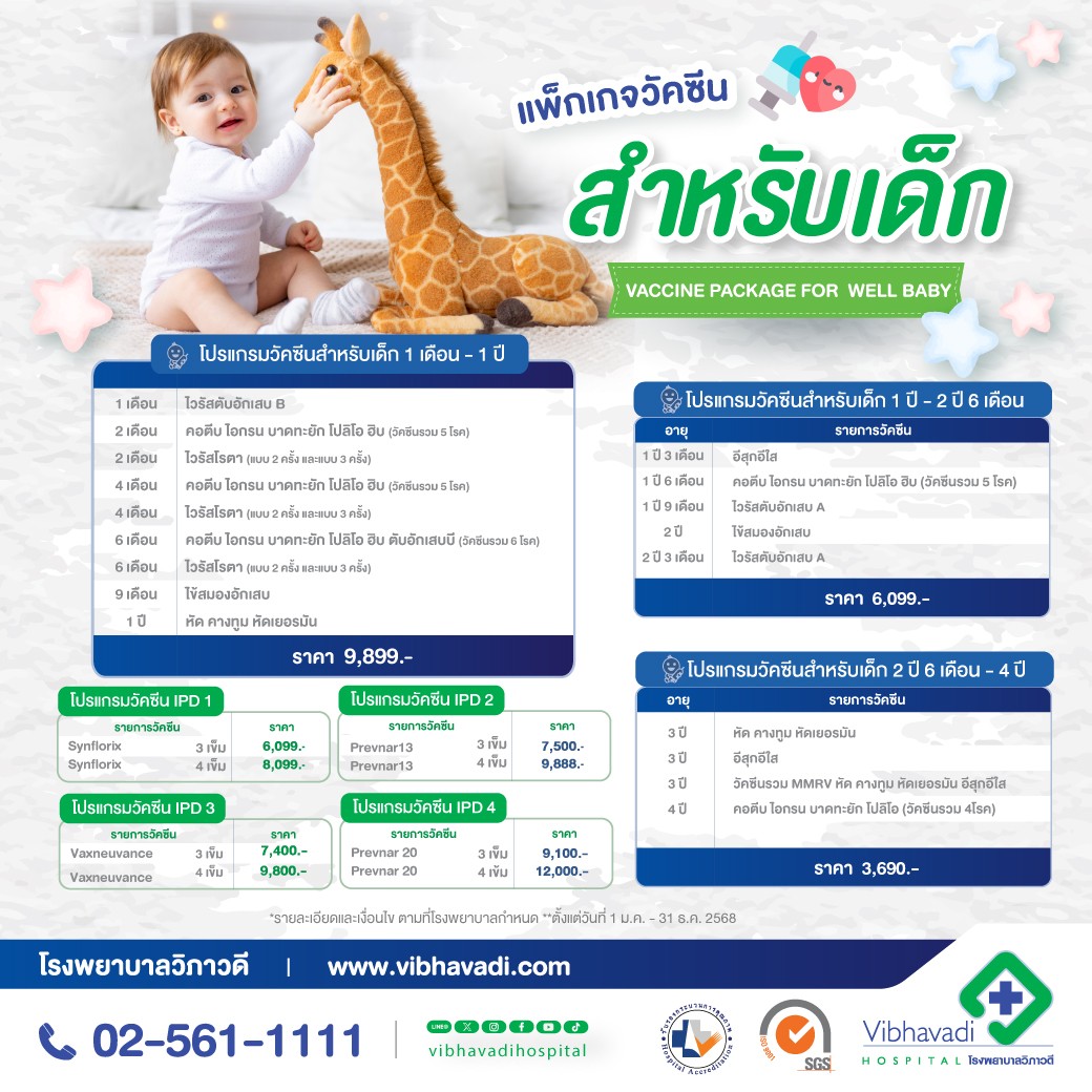 Package Vaccine เด็ก