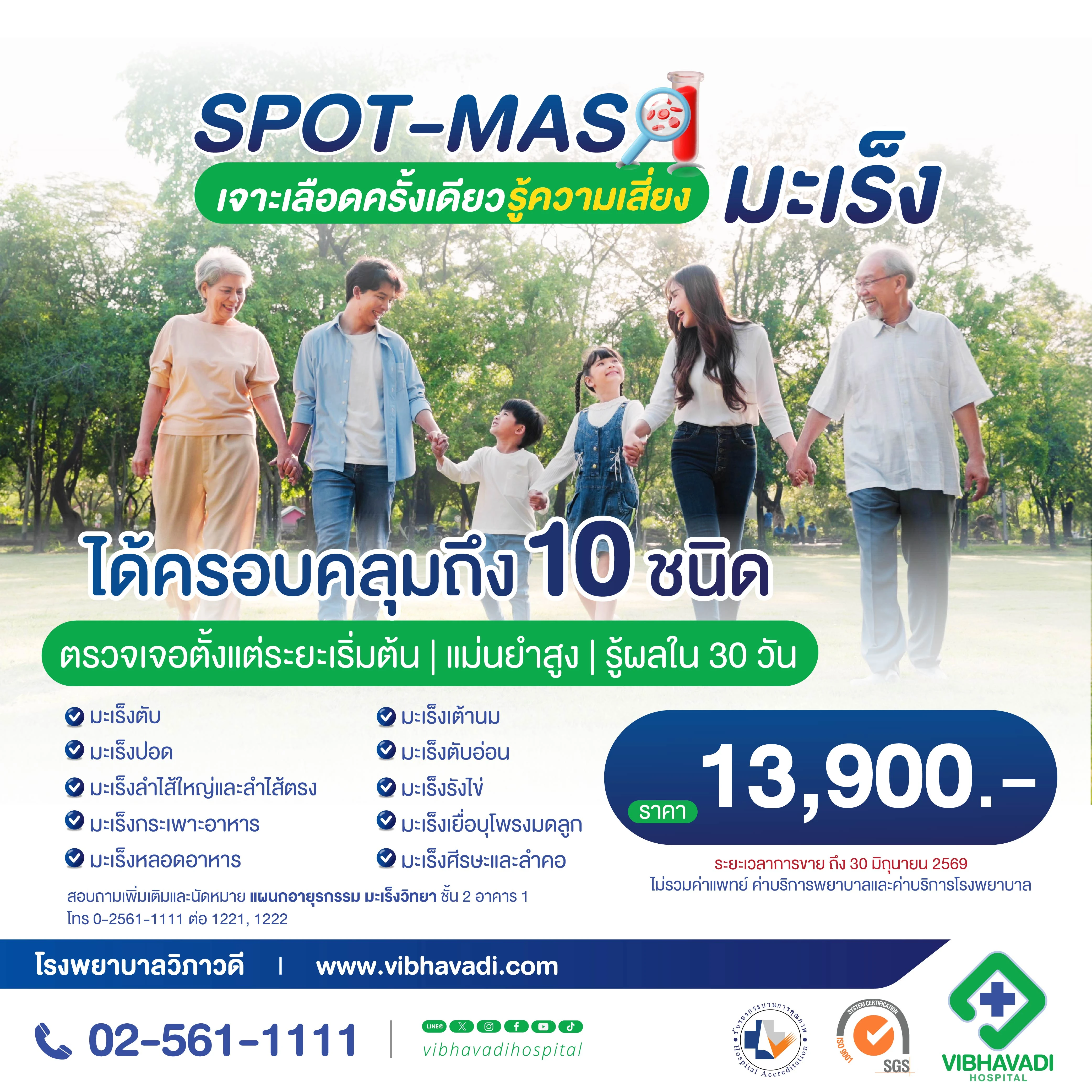 SPOT-MAS Cancer Screening