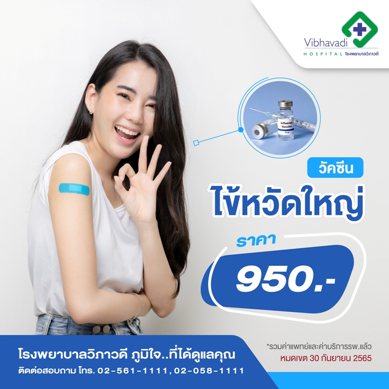 โปรโมชั่นวัคซีนไข้หวัดใหญ่