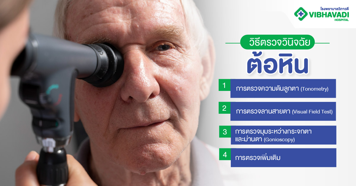 วิธีตรวจวินิจฉัยต้อหิน