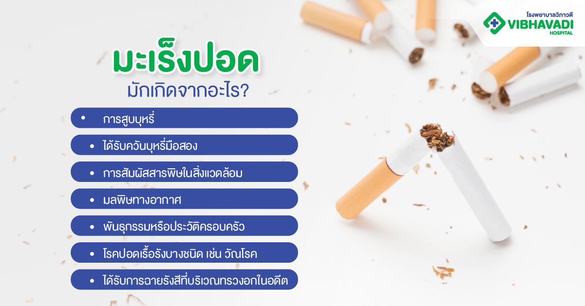 มะเร็งปอดมักเกิดจากอะไร?