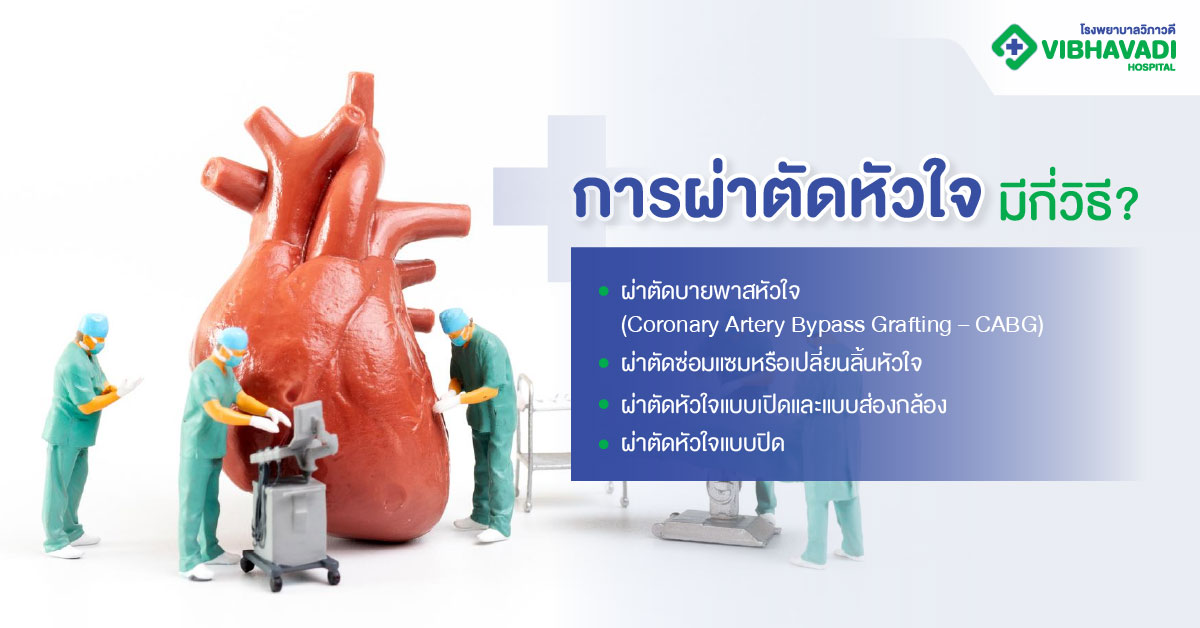การผ่าตัดหัวใจ มีกี่วิธี