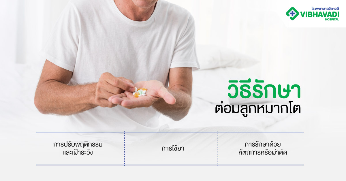 วิธีรักษาต่อมลูกหมากโต