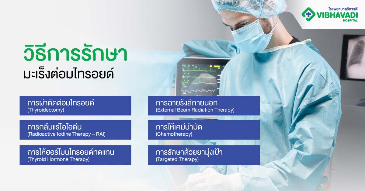 วิธีการรักษามะเร็งต่อมไทรอยด์