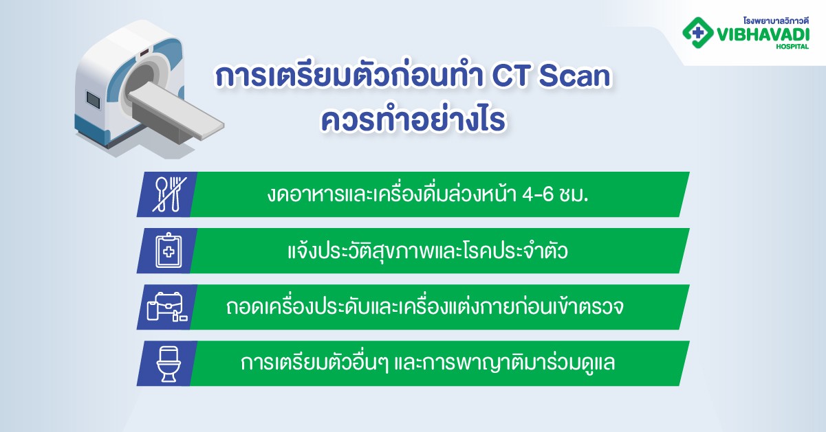 การเตรียมตัวก่อนทำ CT Scan ควรทำอย่างไร