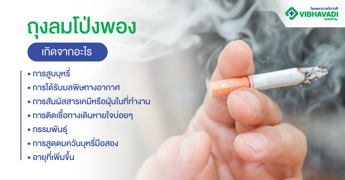 ถุงลมโป่งพองเกิดจากอะไร